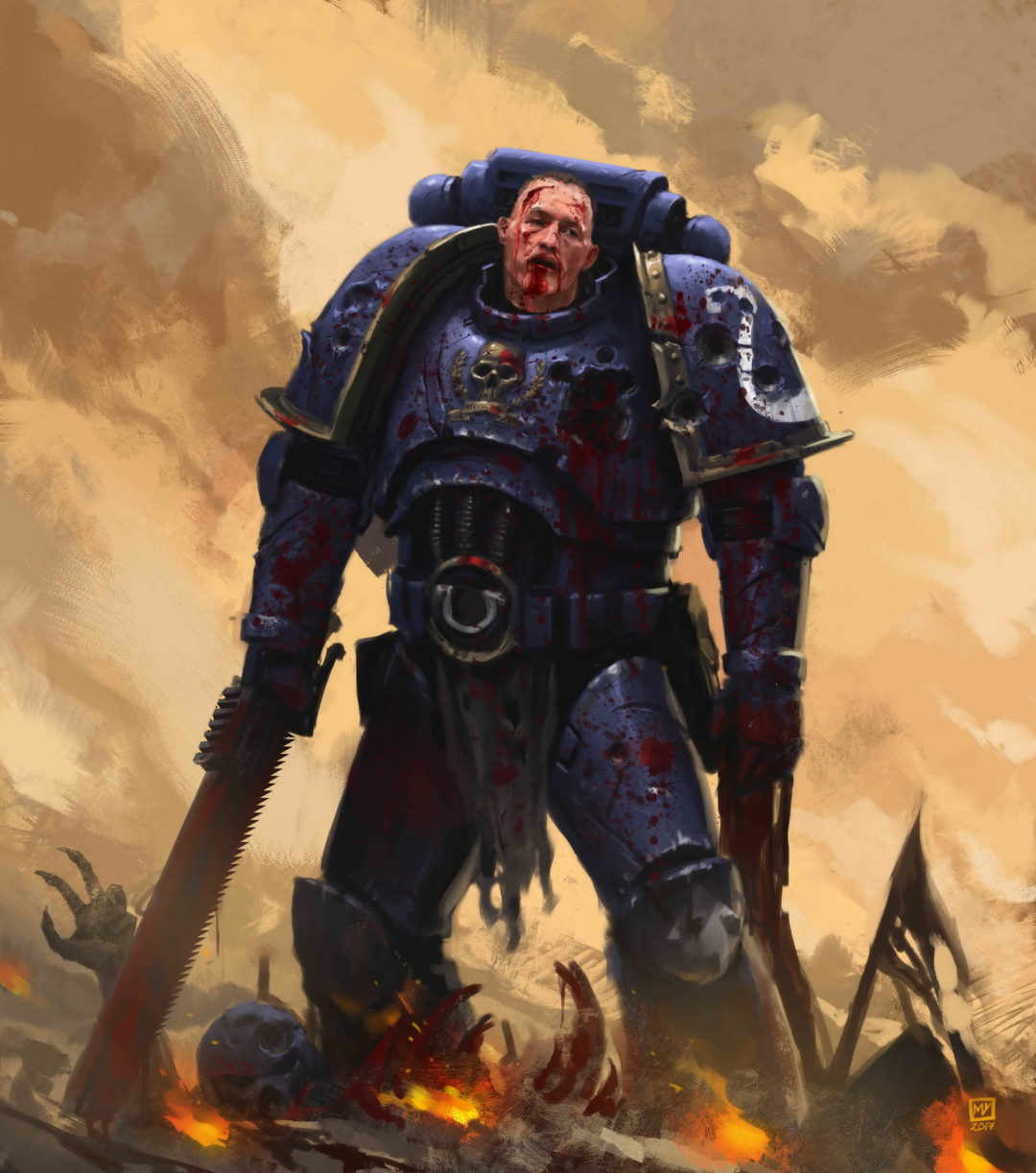 Space Marine after battle