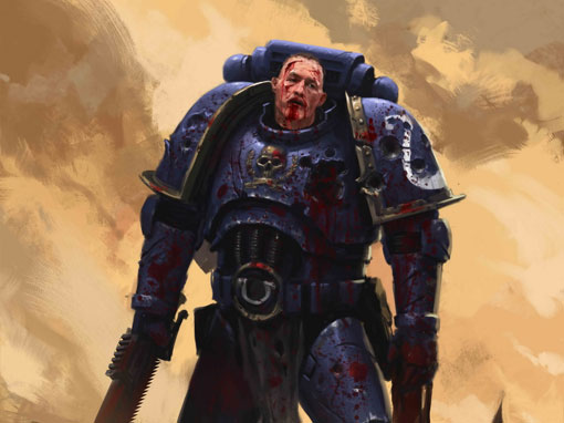 Space Marine after battle